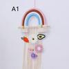 Rainbow Lace Hairpin & Headband Organizer for Kids' Room Decor