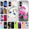 For Xiaomi Poco F7 PocoF7 Phone Cover For Redmi Turbo 4 Pro 5G Case Silicone Cute Love Painted Shockproof Shell Bumper Fundas