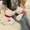 Kawaii Polar Bear Plush Toys Stuffed Soft Lying Polar Bear Pillow Toys Cute For Girls Boys Best Birthday Gifts For Women Lovers