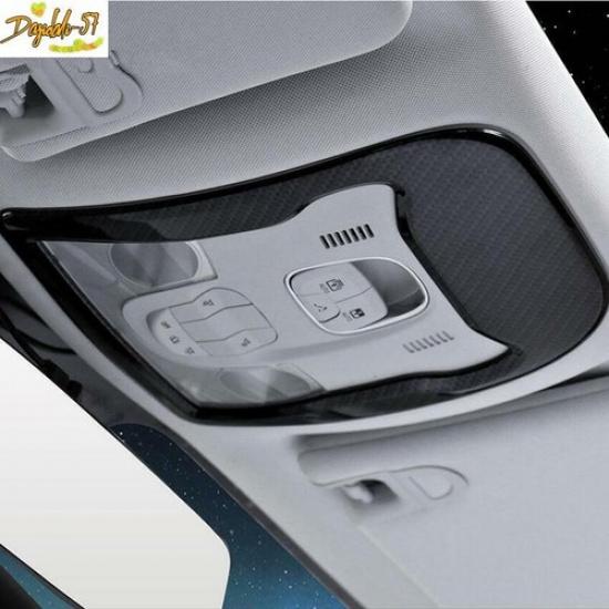 ABS Carbon Fiber Front Reading Light Lamp Cover Trim For 2015- Jeep Renegade