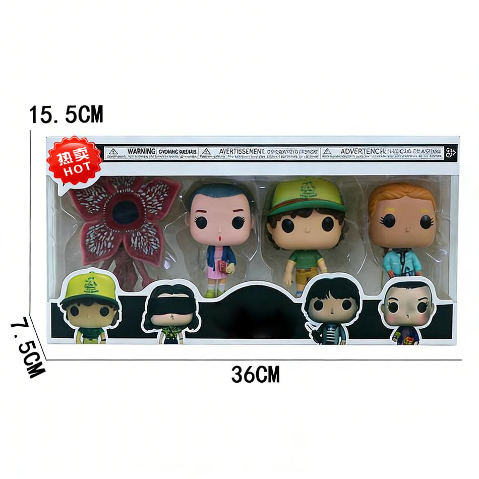 In Stock Movie Character Figures 3-Piece Set Creative Cute Desktop Ornaments Surprise Gift Box Holiday Surprise Gift