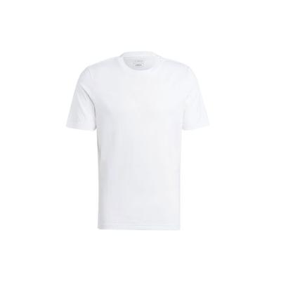 City Escape Split-Hem Floral Print Sports Casual Short Sleeve T-Shirt Men Tops White II3478