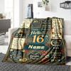 16Th Birthday Celebration Customize Your Name Blankets Comfortable Soft Lightweight Allseason Multipurpose Blanket For Picnics Sofas Offices Beds