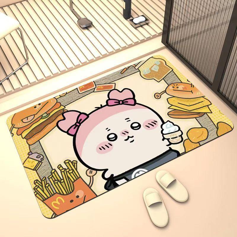 Diatom Mud Moisture Moisture-wicking Floor Mat Bathroom Floor Mat Household Entrance Door Mat Bathroom Foot Mat 50 * 80cm