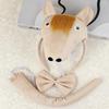 4/5Pcs Horse Costume Accessories 3D Horse Headband,Bowtie,Tutus Skirt Glove Tail Cosplay Halloween Costumes Adult Kid