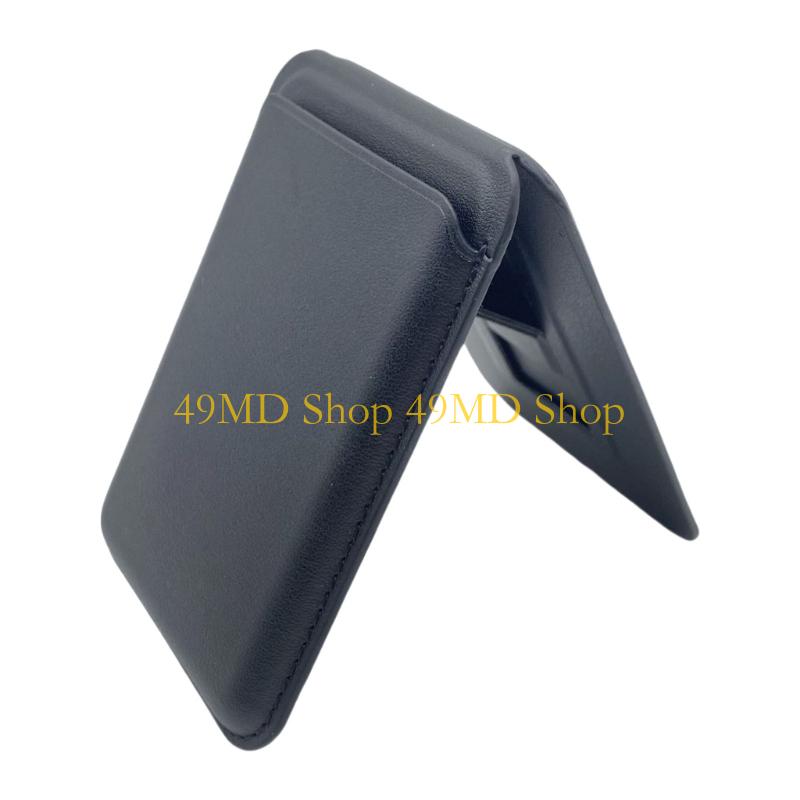49MD Phone Wallet Adjustable Leather Card Holder Wallet чёрный
