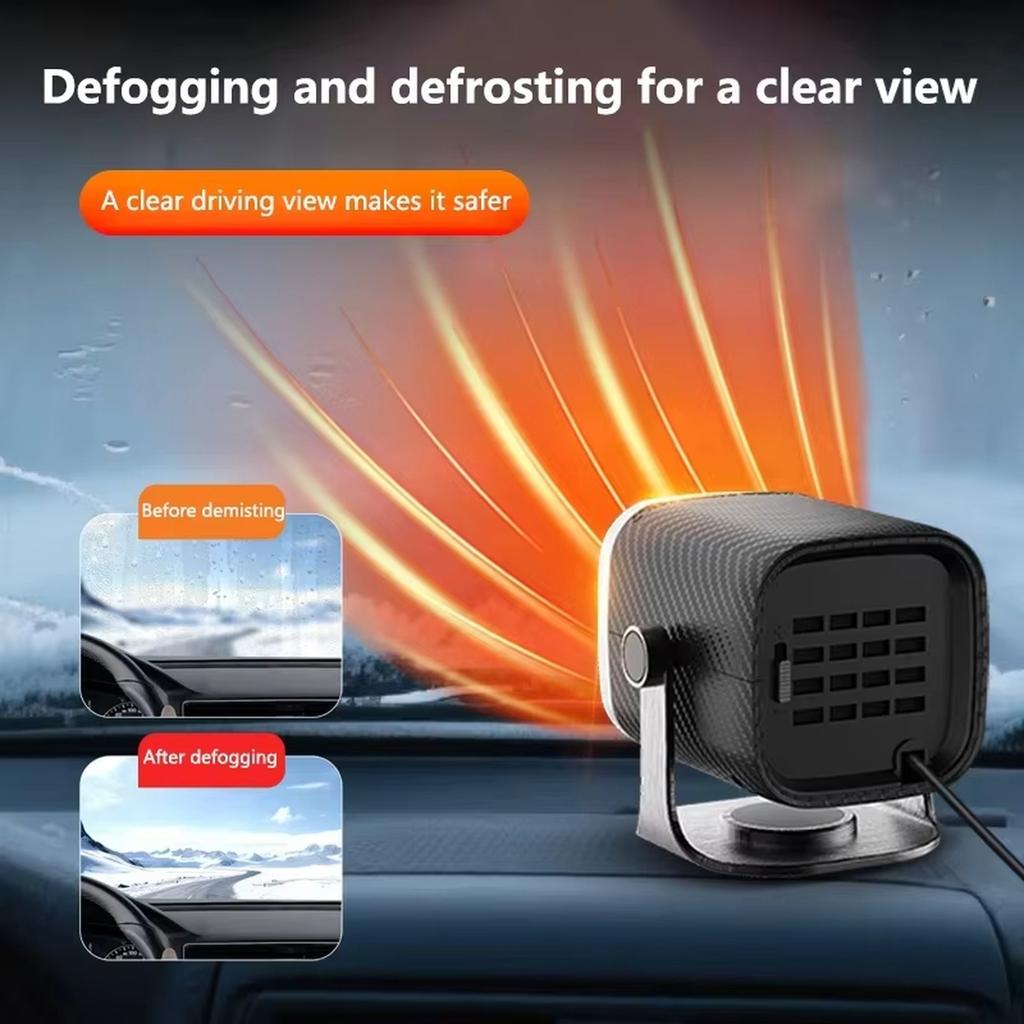 Upgraded Car Heater, Portable Car Heater 12V150W Auto Heater Fan,2in1 Fast Heat Fan or Cool