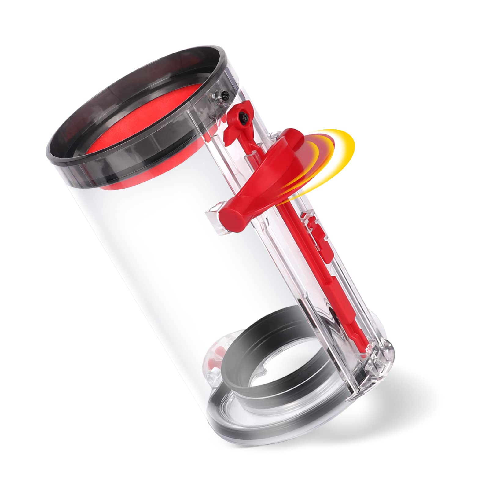 

Clear Bin Compatible with Dyson V11 V15 SV14 SV15 SV22 Vacuum Cleaner Bucket Replacement Height is Part Number Large Container Canister/Dust Part,