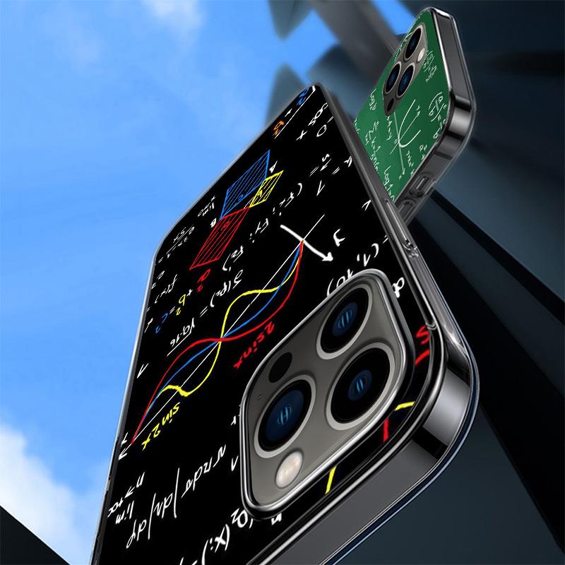 Physics Chemical Mathematics Phone Case For iPhone 17 Air 16 15 Plus 11 14 Pro Max 13 Mini 12 7 8 + SE Pattern Art Customized Co