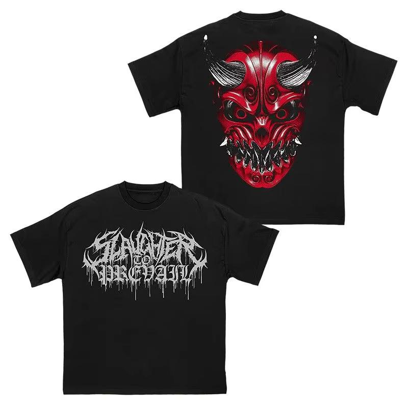 Dark Metal Rock Loose Pure T-shirt Base Layer Short-sleeved SLAUGHTER TO PREVAIL Slaughter To Russian Dead Core Band