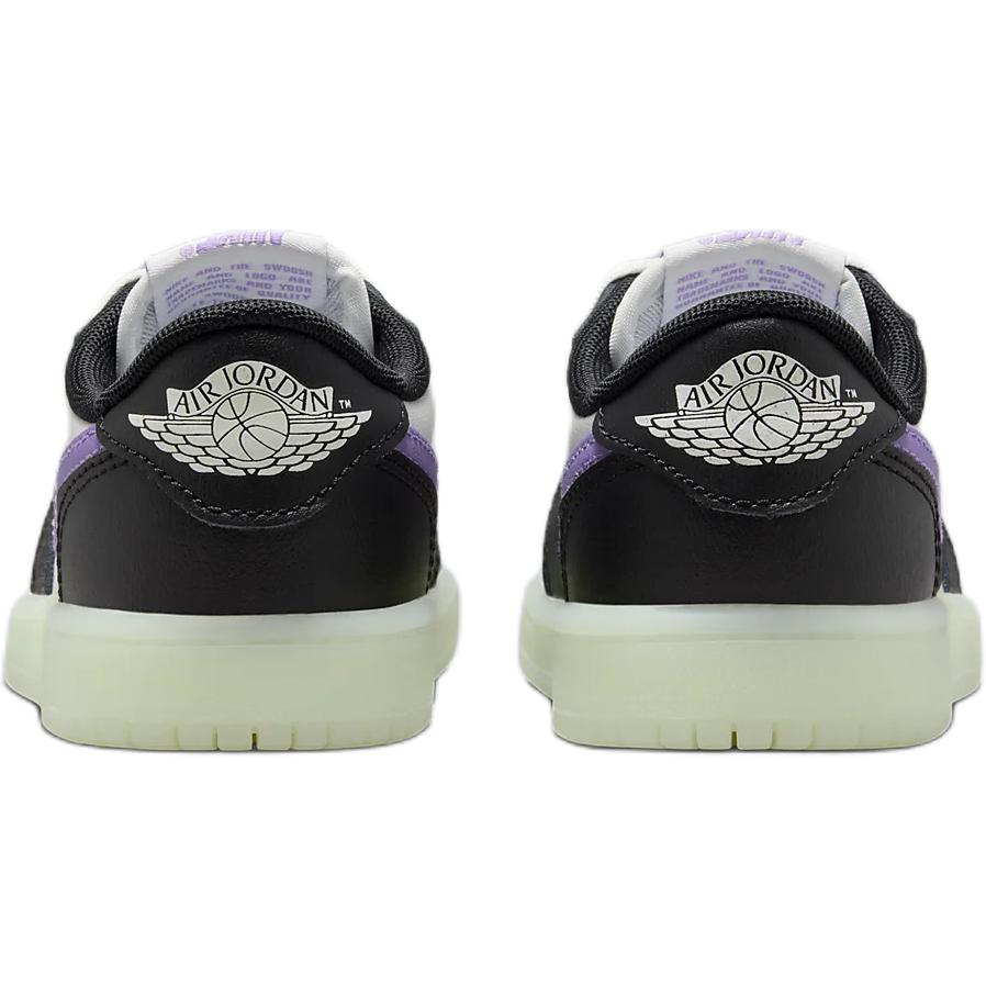 Jordan Men's Air Jordan 1 Low Shoes Black White HF0411-001