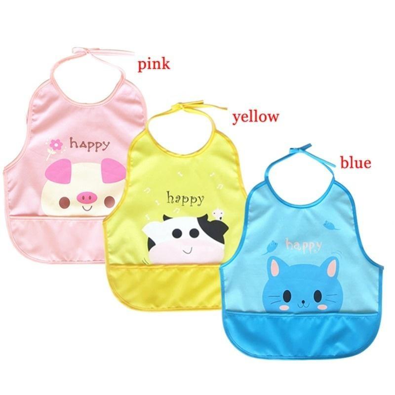 Newborn Cartoon Waterproof Aprons Baby Bibs for Boy&Girl Burp Cloths New Design Bibs Feeding Baby Saliva Towel for Baby Care