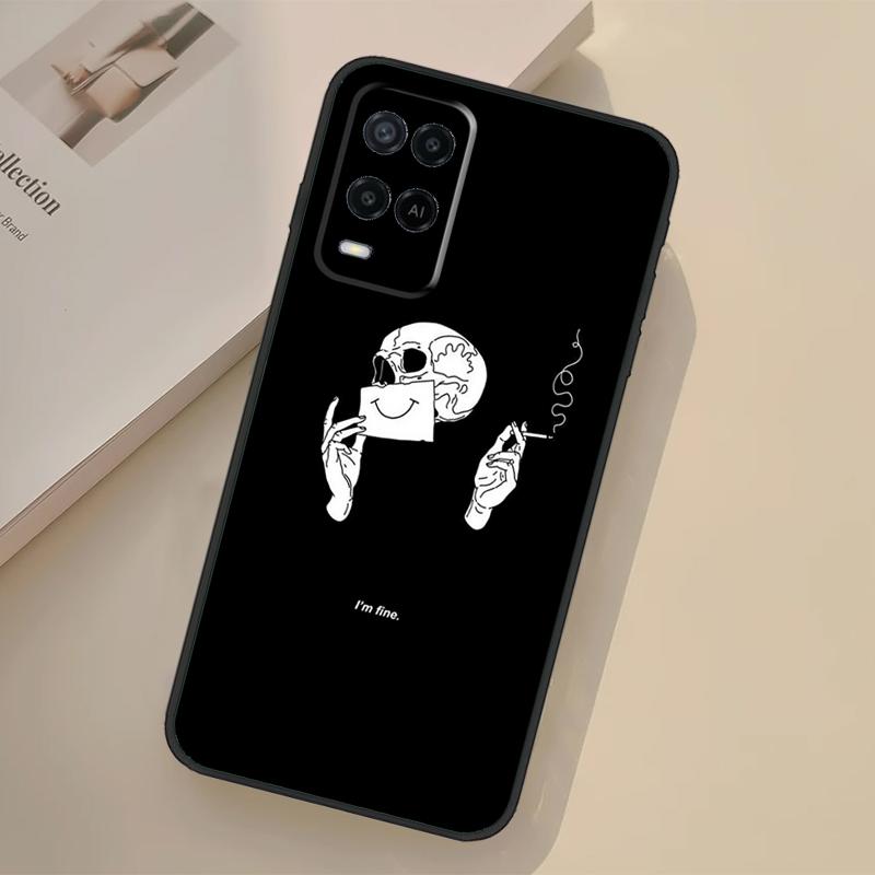 

Death Skull Bones Clown Circus Case For Oppo A17 A57 A77 A74 A54 A94 A78 A98 A18 A60 A80 A40 A38 A58 A96 A76 A16 A15 A5 Pro OPPO A17