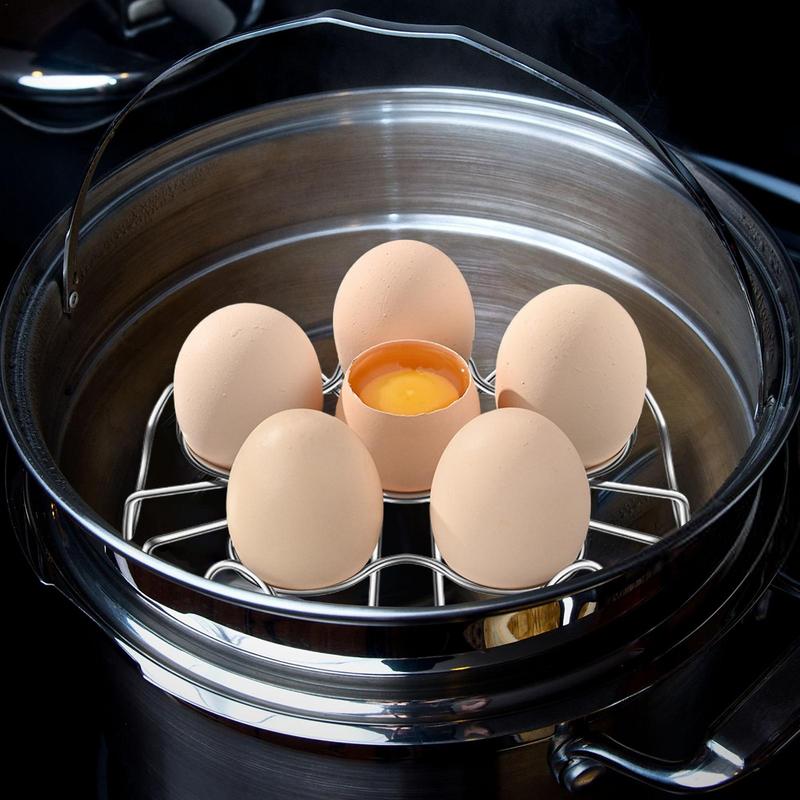 Pressure Cooker Egg Rack Flower Shape Egg Holder Rack Instant Pots Accessories Egg Steamer Rack Kitchen Gadgets For Egg Steaming