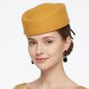 Vintage Topper Hat Retro Airline Stewardess Caps Woolen Top Hat Felt Beret  Masquerade Party