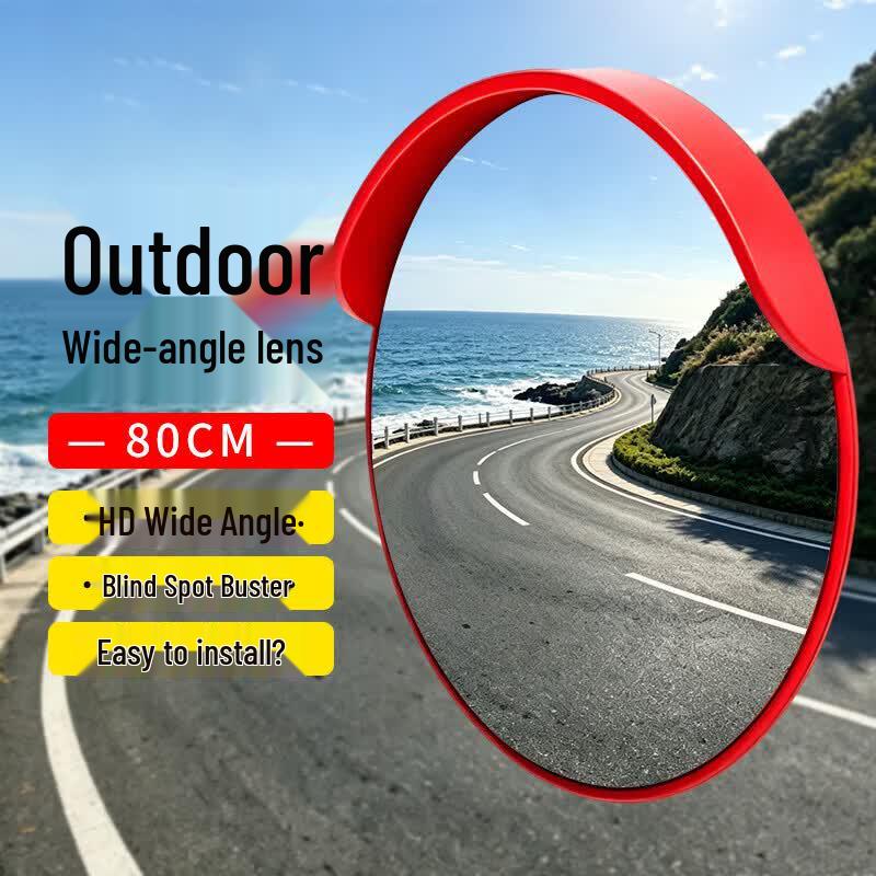 Outdoor Wide-Angle Traffic Convex Mirror