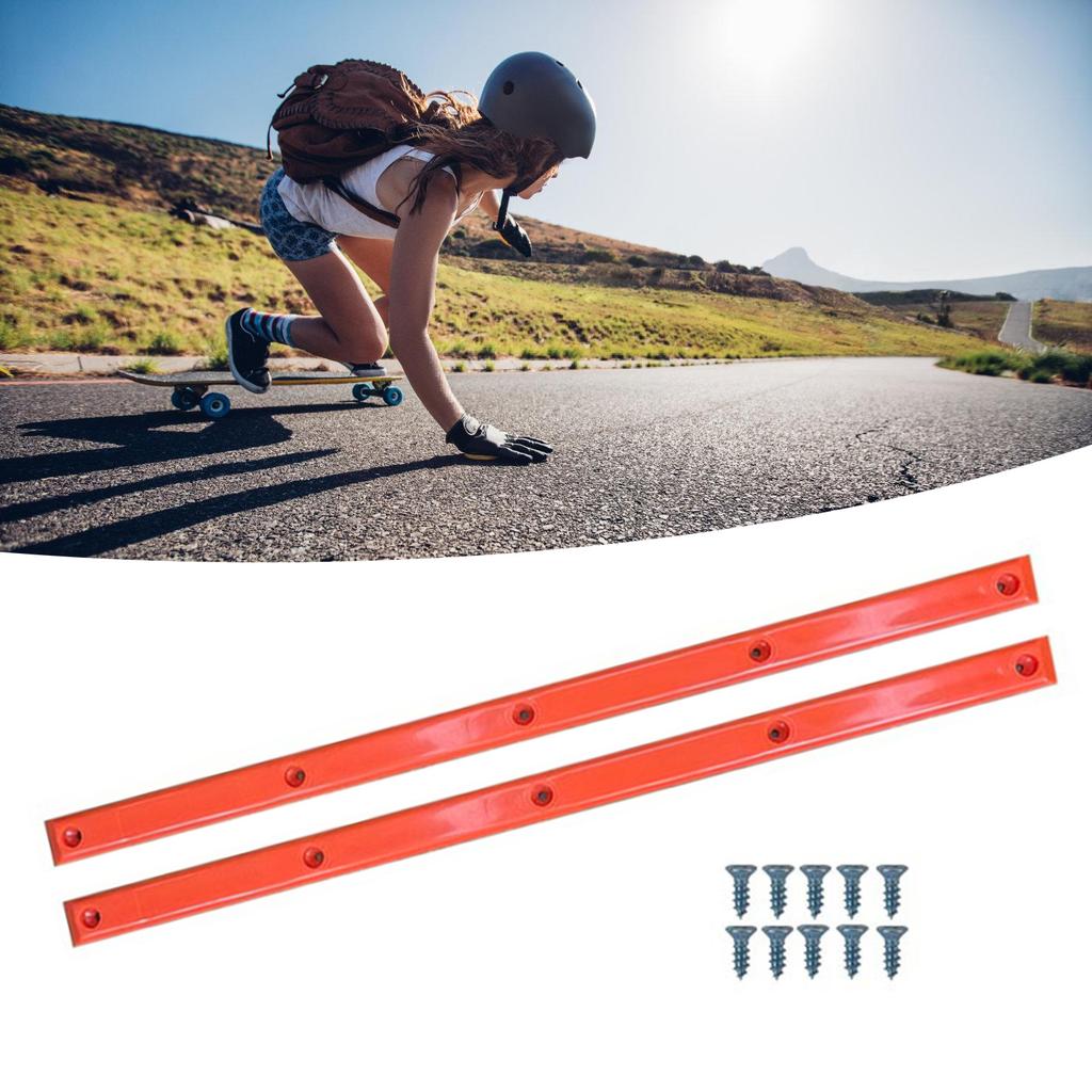 Shocked Resistant Skateboard Edge Protectors Light Weight Skateboard Rail Covers Shockproofed Skateboard Accessory