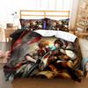Pop Game Genshin Impact Duvet Cover Set UK Single Double Queen US Twin Full King Size Animal Bedclothes