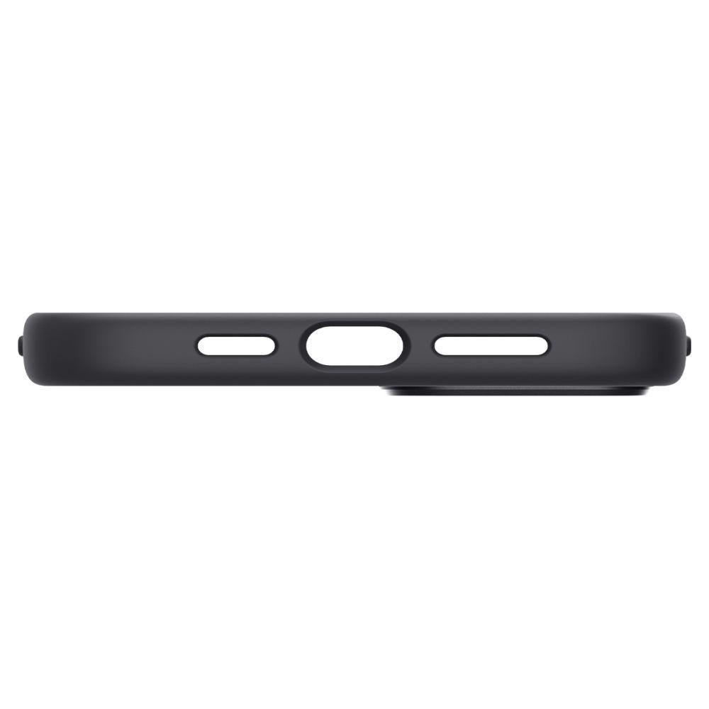 Spigen Silicone Fit Mag Magsafe Iphone 14 Plus / 15 Plus Black