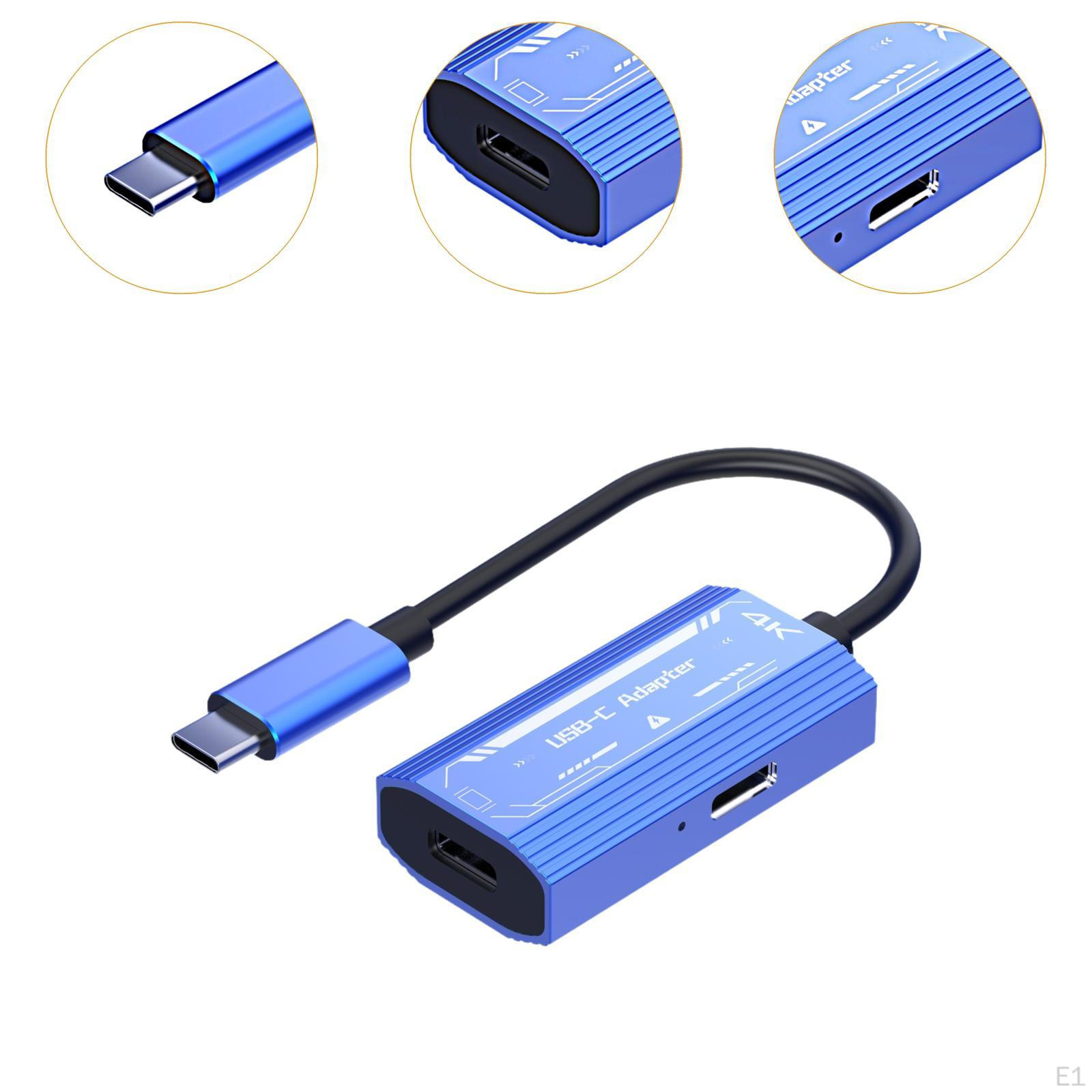 Адаптер USB Type C для очков Ar Plug and Play Компактный 4K@60 Гц 100 Вт Порт для зарядки — фото 2