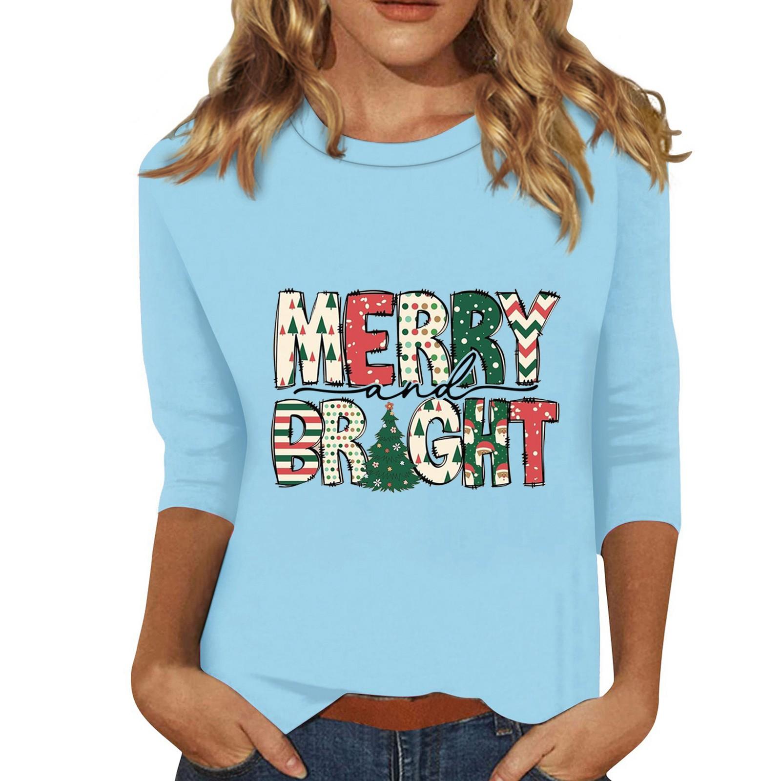 

Женская мода повседневная кофта с разрезом на рукаве 3/4 и принтом ко Дню святого Валентина с круглым вырезом XL