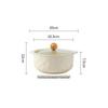 8-inch Korean Style Ceramic Noodle Bowl with Lid (Set of 2)