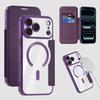 Magnetic Flip Card Slot Wallet Leather Phone Case Case for iPhone 18 Pro max 17 16 15 14 13 Shockproof For Magsafe RFID Cover