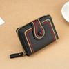 New Retro Minimalist Wallet for Women Multi-Card Zipper Buckle Fashion Coin Wallet Multi-functional Short Wallet Zero Wallet