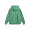 Li-Ning Phil Hackett Collaboration Pattern Printed Loose Fit Pullover Hoodie Unisex hoodies Deep-Palace-Green AWDT955-2