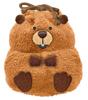 Rare Animal Plush Drawstring Beaver Bag