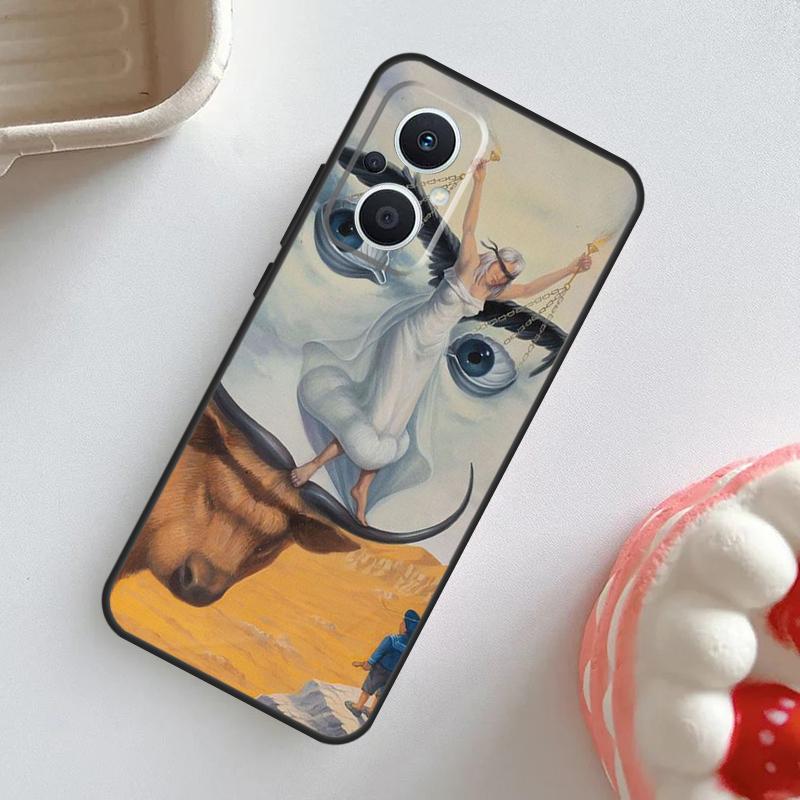 Salvador Dali Art Case For OPPO Reno 10 Pro 11F 4Z 5Z 8T 4 5 6 7 8 Lite OPPO Find X2 X3 Neo X5 X6 Pro Cover