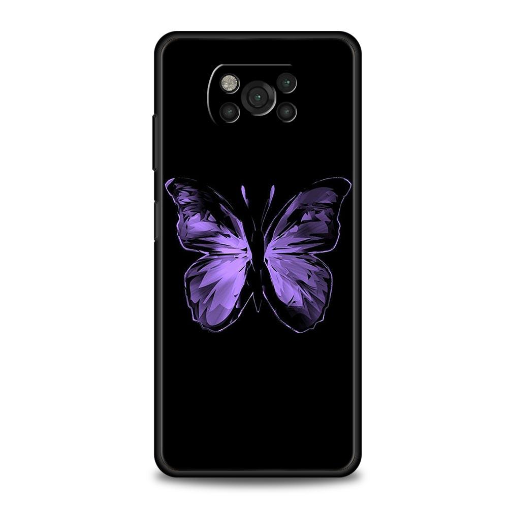 butterfly Phone Case For Xiaomi Mi Poco X3 NFC M3 F4 F3 M4 X4 Pro 5G Note 10 12 Lite 11 11T 10T 11X 13 12T Pro 9T Soft Cover