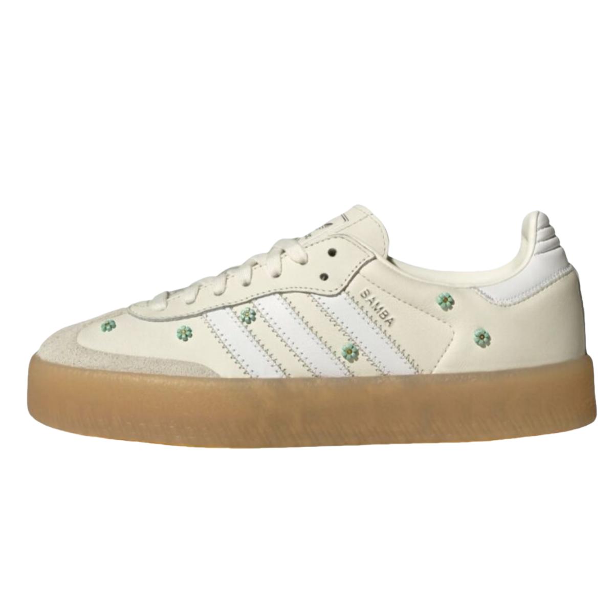 adidas Sambae Off White Mint Women Sneakers Cream Cloud-White Clear-Mint JS3953 36⅔