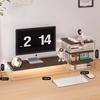 Miling Computer Monitor Riser with Storage Shelf