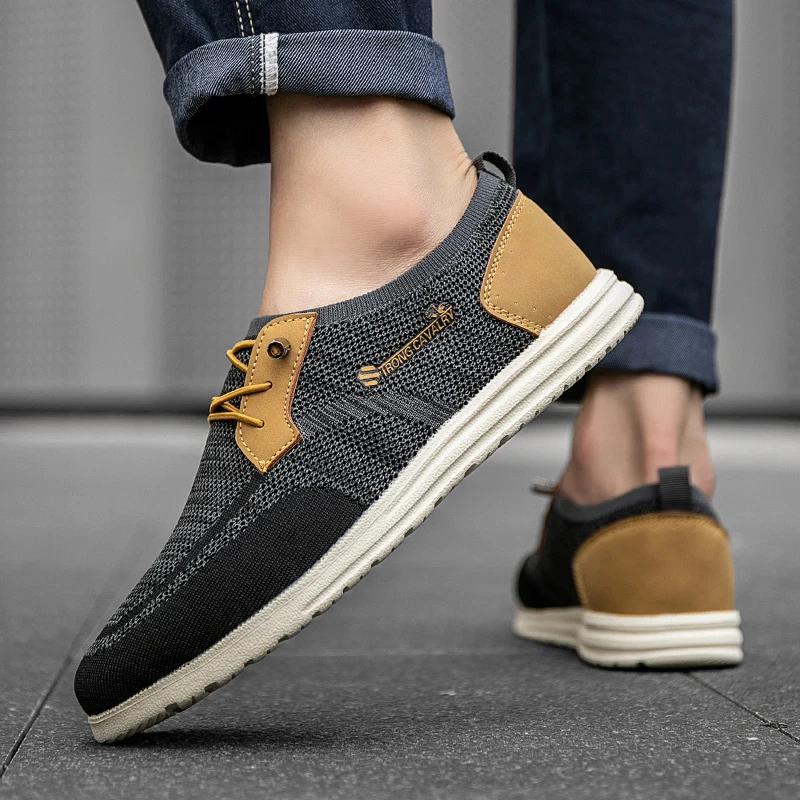 Sommer Herren Freizeitschuhe Atmungsaktive Mesh Sneaker Outdoor Leichte Wanderschuhe Herren Übergröße Schuhe