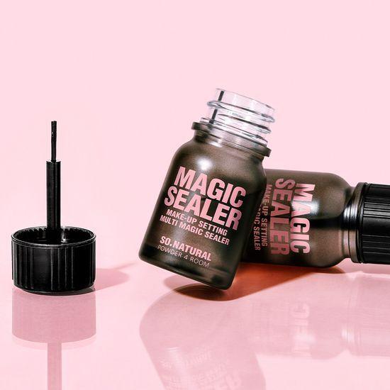 So Natural Multi Magic Makeup Sealer 10ml – Korean Transparent Fixing Top Coat for Eyeliner, Mascara & Brows