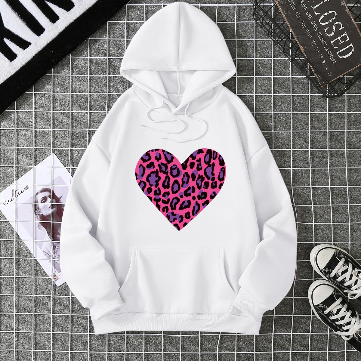 

Winter Women s Hoodie High Street Unisex style Double Pockets Sweatshirts Outerwear Plus-Size Women s Clothing S