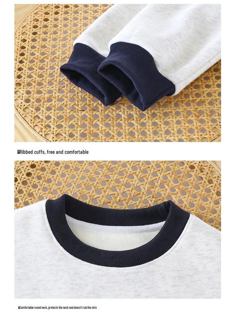 Winter Baby Cartoon Velvet Hoodie: Cozy, Trendy, Warm.