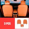 For Xpeng XiaoPeng G9 2023 2024 2025 Car Leather Seat Kick Mats Pad Rear Seat Protection Scratch Dirt Resistant Auto Accessories