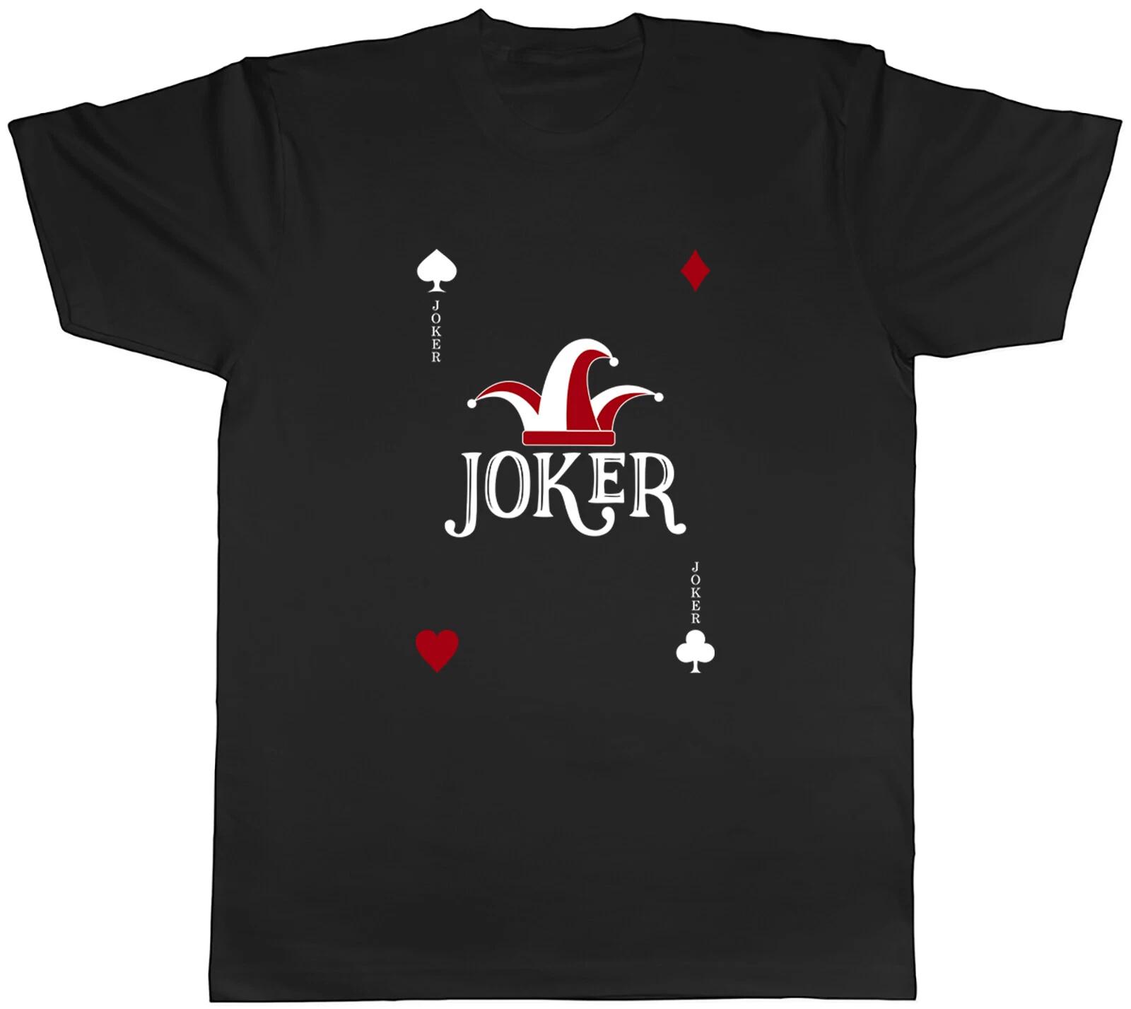 Joker Card Funny Mens Unisex T-Shirt Tee L