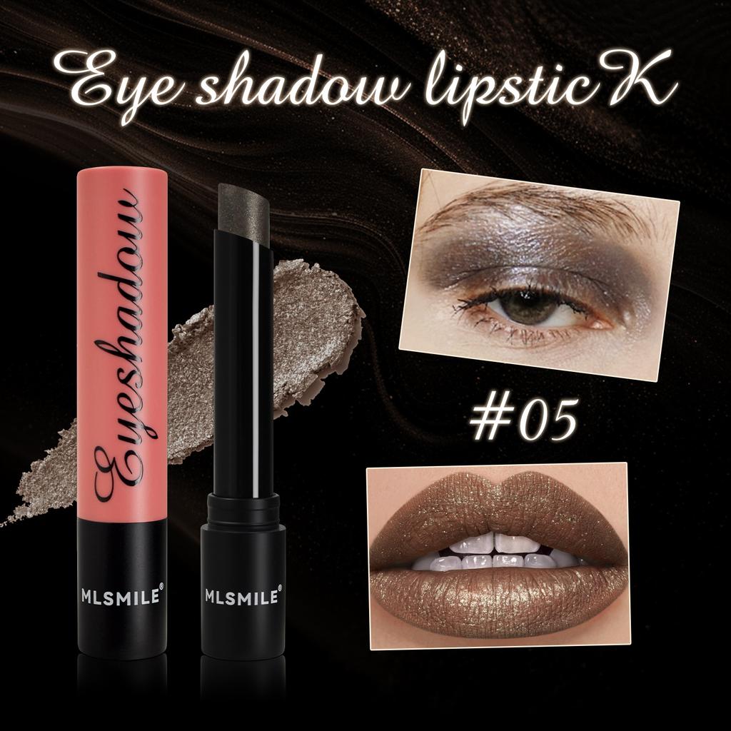 MLSMILE Lipstick Eyeshadow Stick Lazy Eye Makeup Waterproof Non-smudging Pearlescent Eyeshadow Aegyo Sal Pen