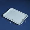 High Quality Multicolor Serving Tray Multi-sizes Plastic Storage Shallow Tray Anti-Slip Rectangle Fruit Tray Home Kitchen