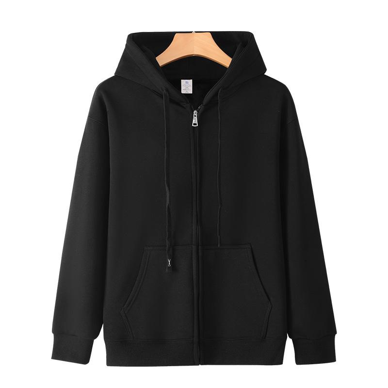 Autumn/Winter Hooded Cardigan: Unisex Thick Velvet, Versatile & Loose Fit Casual Jacket
