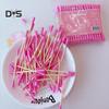 Tendre Double tête jetable maquillage coton-tige cosmétiques nettoyant dissolvant