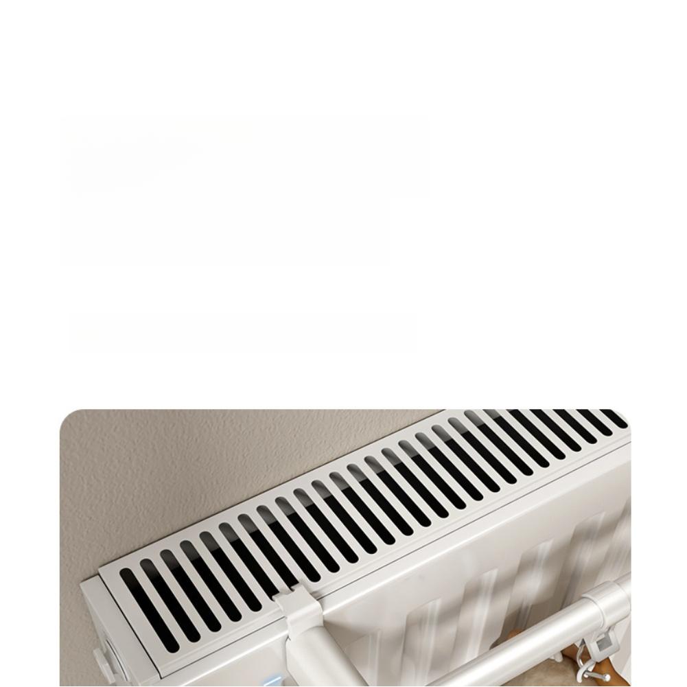 Radiator Clothes Drying Rack 50cm No Drill Installation Space Saving Laundry Holder With Hooks For Towels And Clothing
