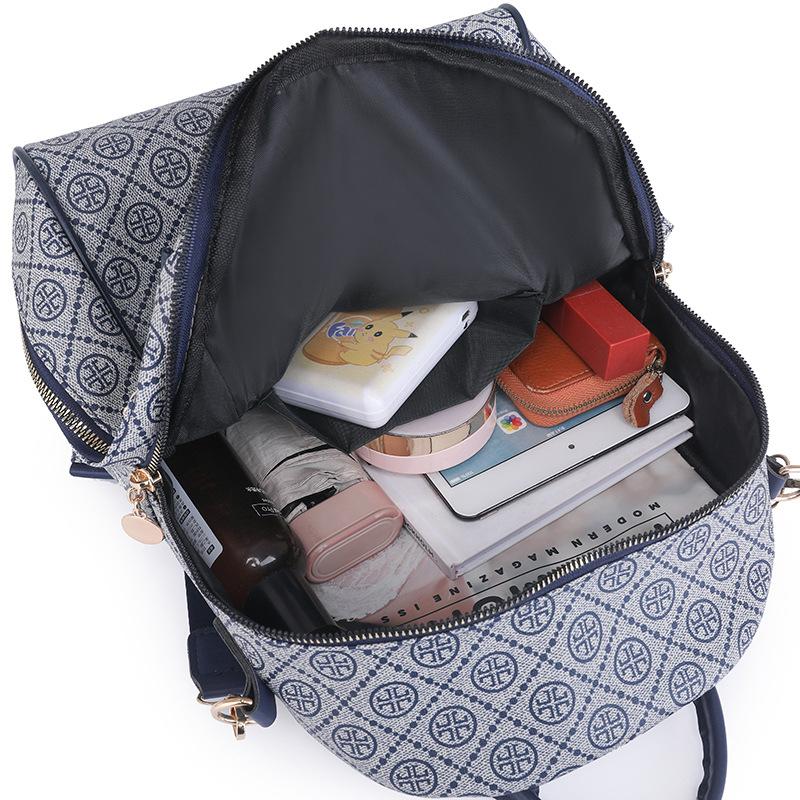 Schoolbag printed 1011 new backpack women's large capacity leisure fashion sense travel small backpack versatile schoolbag