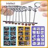 Fun Metal Chinese Ring Puzzle Intelligent Brain Teaser IQ Logic Game for Children Adult Family Entertainment Educational Toy