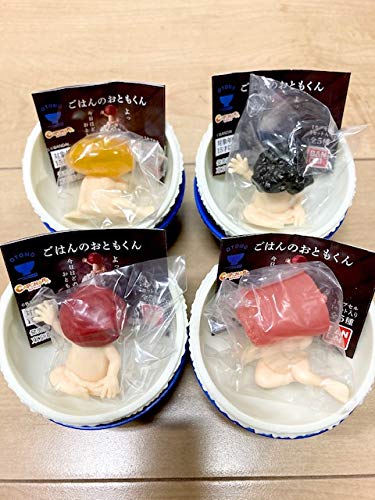 Gohan no of 4 normal types not include Gacha Gacha Capsule Toy Otomo-kun [Set (does rare)]