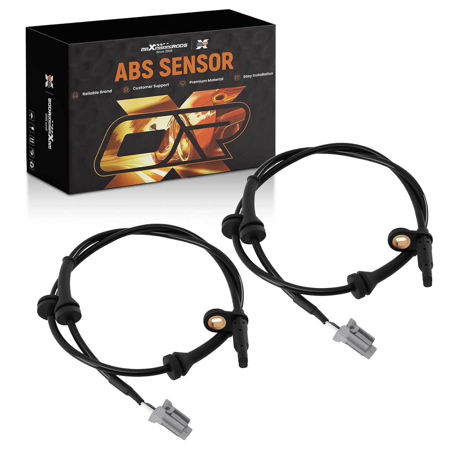 

maXpeedingrods Front Left and Right ABS Wheel Speed Sensor for Nissan Rogue 2008-2014, for Nissan X-Trail 4WD LE SLX 2008, for Nissan X-Trail Base LE