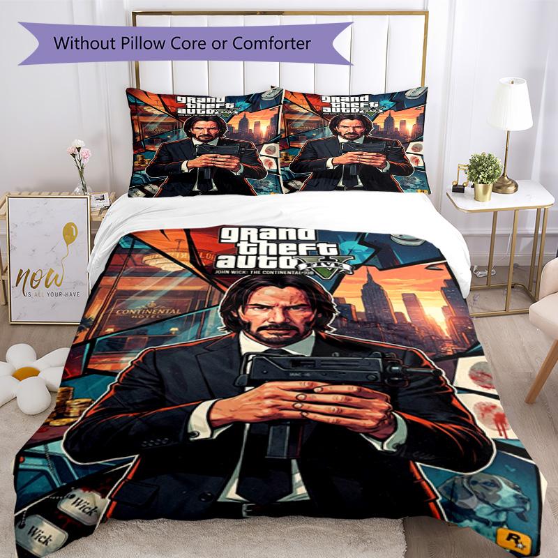 Gta Bettwäschebezug-Set Geeignet für Spielzimmer Maschinenwaschbar Weihnachtsgeschenk
